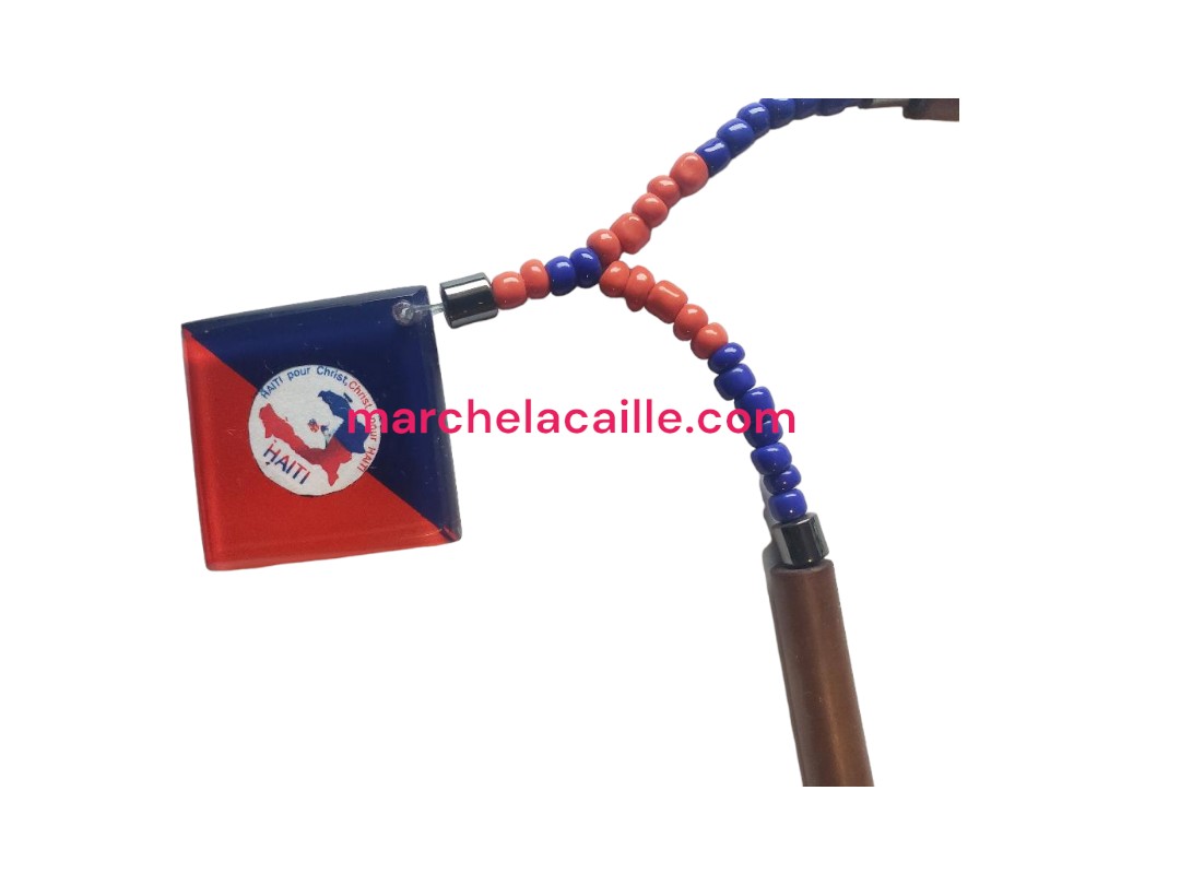 Artisanal Chain with Haitian Flag